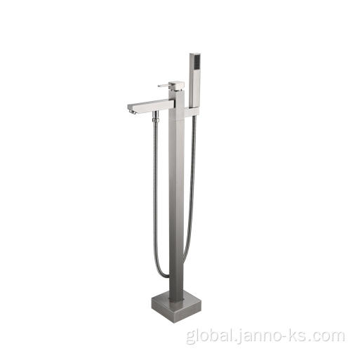 Stainless Steel Bathtub Faucet Freestanding Bathtub Faucet Bathtub Brushed Nickel Factory